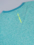Men Melange Slim Fit Crew Neck T-shirt with DOUBLE COOL