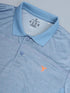 Men Melange Slim Fit Polo T-shirt with DOUBLE COOL