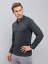 Men Melange Slim Fit Polo T-shirt with DOUBLE COOL