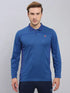 Men Melange Slim Fit Polo T-shirt with DOUBLE COOL