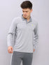 Men Melange Slim Fit Polo T-shirt with DOUBLE COOL