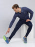 Men Melange Slim Fit Polo T-shirt with DOUBLE COOL