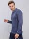Men Melange Slim Fit Polo T-shirt with DOUBLE COOL