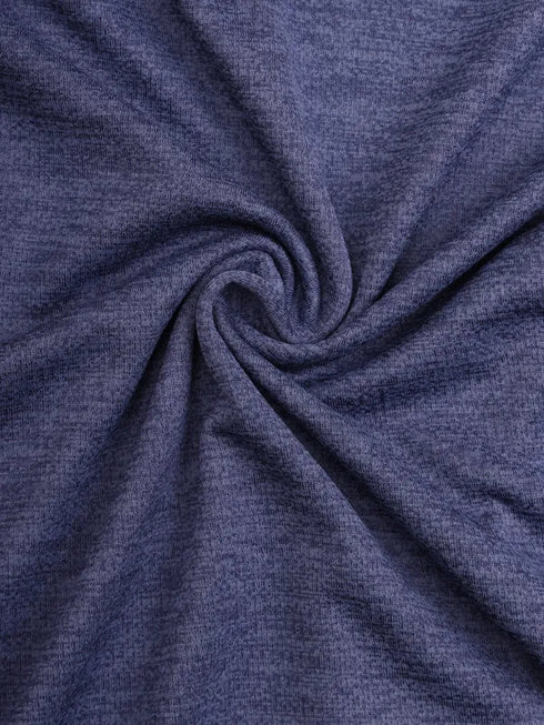 Men Melange Slim Fit Polo T-shirt with DOUBLE COOL