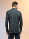 Men Jacquard Slim Fit Mock Neck T-shirt with TECHNO COOL+