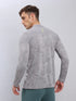 Men Jacquard Slim Fit Mock Neck T-shirt with TECHNO COOL+