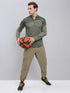Men Jacquard Slim Fit Mock Neck T-shirt with TECHNO COOL+