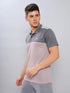 Men Colorblock Slim Fit Polo T-shirt with TECHNO COOL+