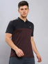 Men Colorblock Slim Fit Polo T-shirt with TECHNO COOL+