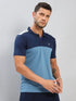 Men Colorblock Slim Fit Polo T-shirt with TECHNO COOL+