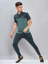 Men Colorblock Slim Fit Polo T-shirt with TECHNO COOL+
