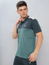 Men Colorblock Slim Fit Polo T-shirt with TECHNO COOL+