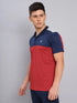 Men Colorblock Slim Fit Polo T-shirt with TECHNO COOL+