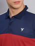 Men Colorblock Slim Fit Polo T-shirt with TECHNO COOL+