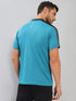 Men Colorblock Slim Fit Polo T-shirt with TECHNO COOL+