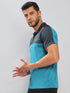 Men Colorblock Slim Fit Polo T-shirt with TECHNO COOL+