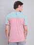 Men Colorblock Slim Fit Crew Neck T-shirt with TECHNO COOL+