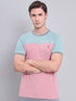 Men Colorblock Slim Fit Crew Neck T-shirt with TECHNO COOL+