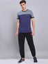 Men Colorblock Slim Fit Crew Neck T-shirt with TECHNO COOL+