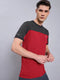 Men Colorblock Slim Fit Crew Neck T-shirt with TECHNO COOL+