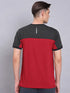 Men Colorblock Slim Fit Crew Neck T-shirt with TECHNO COOL+