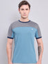 Men Colorblock Slim Fit Crew Neck T-shirt with TECHNO COOL+