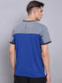 Men Colorblock Slim Fit Crew Neck T-shirt with TECHNO COOL+