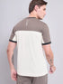 Men Colorblock Slim Fit Crew Neck T-shirt with TECHNO COOL+