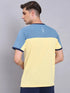 Men Colorblock Slim Fit Crew Neck T-shirt with TECHNO COOL+