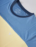 Men Colorblock Slim Fit Crew Neck T-shirt with TECHNO COOL+