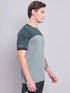 Men Colorblock Slim Fit Crew Neck T-shirt with TECHNO COOL+
