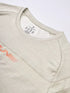 Men Melange Slim Fit Crew Neck T-shirt with TECHNO COOL+