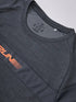 Men Melange Slim Fit Crew Neck T-shirt with TECHNO COOL+
