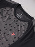 Men Self Design Slim Fit Crew Neck T-shirt with DOUBLE COOL