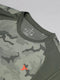 Men Self Design Slim Fit Crew Neck T-shirt with DOUBLE COOL