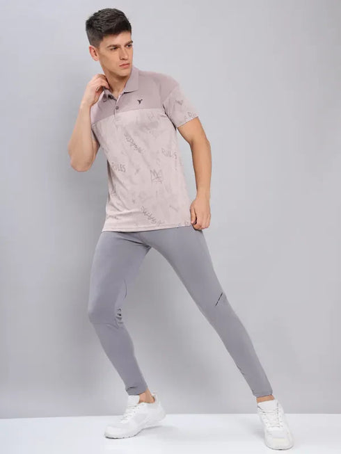 Men Jacquard Slim Fit Polo T-shirt with TECHNO COOL+