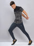 Men Jacquard Slim Fit Polo T-shirt with TECHNO COOL+