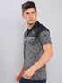Men Jacquard Slim Fit Polo T-shirt with TECHNO COOL+