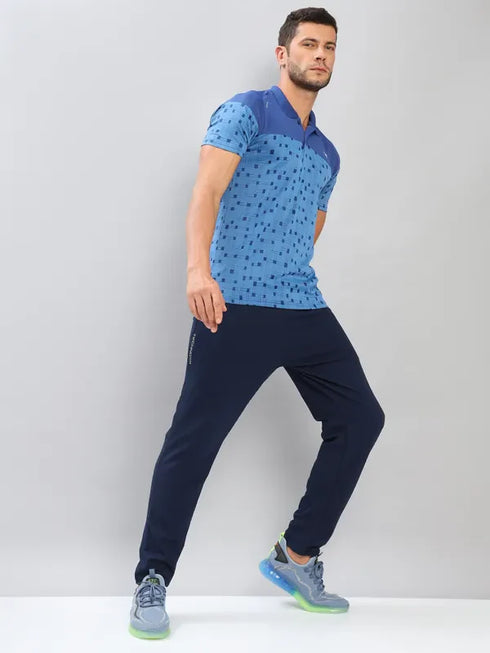 Men Jacquard Slim Fit Polo T-shirt with TECHNO COOL+