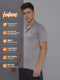 Men Jacquard Slim Fit Polo T-shirt with TECHNO COOL+