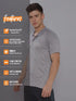 Men Jacquard Slim Fit Polo T-shirt with TECHNO COOL+