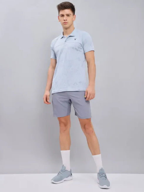 Men Jacquard Slim Fit Polo T-shirt with TECHNO COOL+