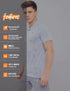 Men Jacquard Slim Fit Polo T-shirt with TECHNO COOL+