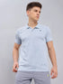 Men Jacquard Slim Fit Polo T-shirt with TECHNO COOL+