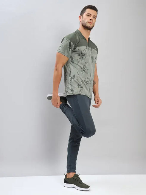 Men Jacquard Slim Fit Polo T-shirt with TECHNO COOL+