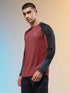 Men Colorblock Slim Fit Crew Neck T-shirt with TECHNO COOL+