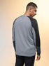 Men Colorblock Slim Fit Crew Neck T-shirt with TECHNO COOL+