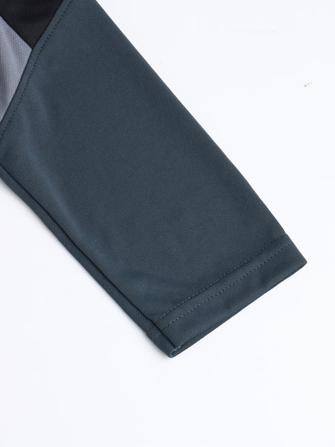 Men Colorblock Slim Fit Crew Neck T-shirt with TECHNO COOL+