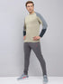 Men Colorblock Slim Fit Crew Neck T-shirt with TECHNO COOL+