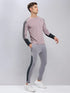 Men Colorblock Slim Fit Crew Neck T-shirt with TECHNO COOL+